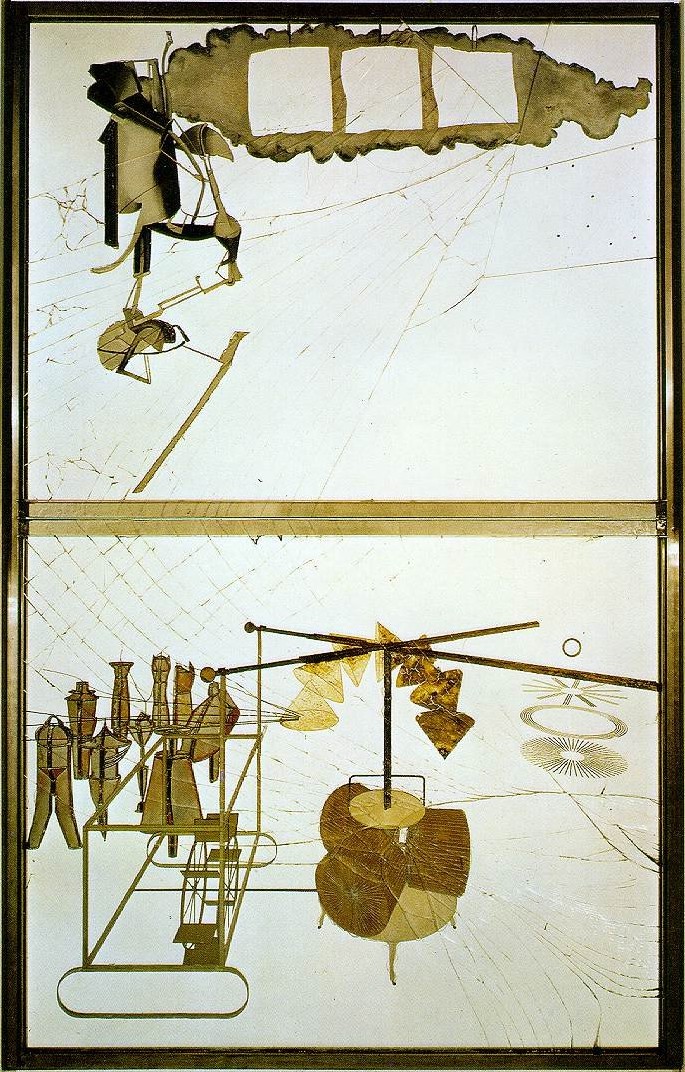 Marcel Duchamp, The Bride Stripped Bare by Her Bachelors, Even, called The Large Glass, 1915 to 1923